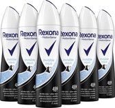 Bol.com Rexona Invisible Aqua Deodorant - 6 x 150 ml - Voordeelverpakking aanbieding