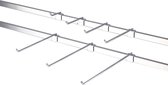Haken Voor Hangrail (L15cm) - 10 stuks