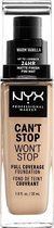 NYX Professional Makeup Can't Stop Won't Stop Full Coverage Foundation - Warm Vanilla CSWSF6.3