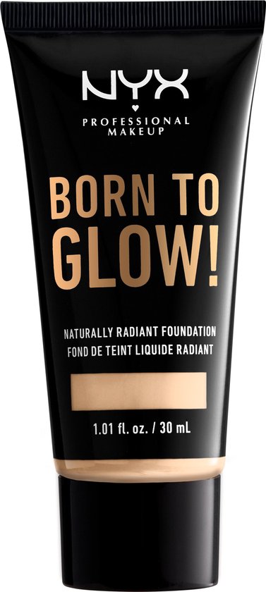 NYX Professional Makeup Born To Glow! Naturally Radiant Foundation - Pale BTGRF01 - Foundation - 30 ml