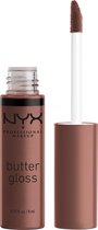 NYX Professional Makeup Lipstick Butter Gloss brillant à lèvres 8 ml Praline