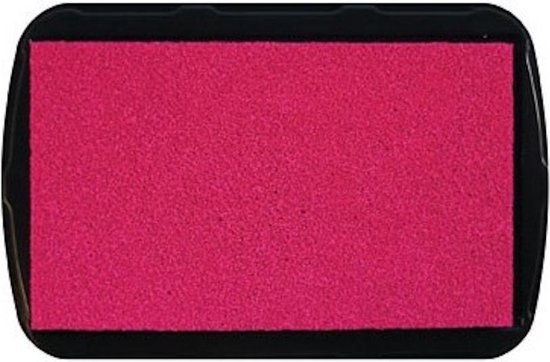 Stpad14 stempelkussen fel roze - pigment inkt waterbasis Nellie Snellen -  hot pink | bol.com