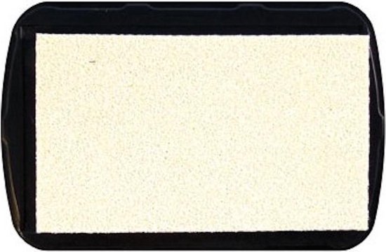 waardigheid George Eliot Dwang Stpad15 stempelkussen wit - pigment inkt waterbasis Nellie Snellen - white  | bol.com