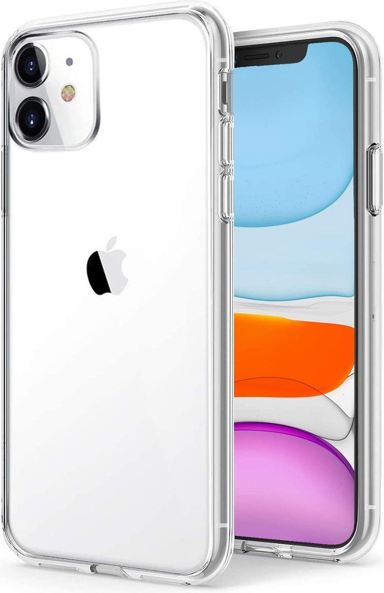 iPhone 11 hoesje transparant - Apple iPhone 11 siliconen hoesje backcover case - clear