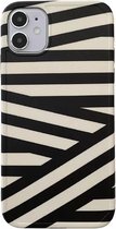 Casies Retro Striping case - Apple iPhone 11 Pro hoesje - Siliconen / TPU softcase