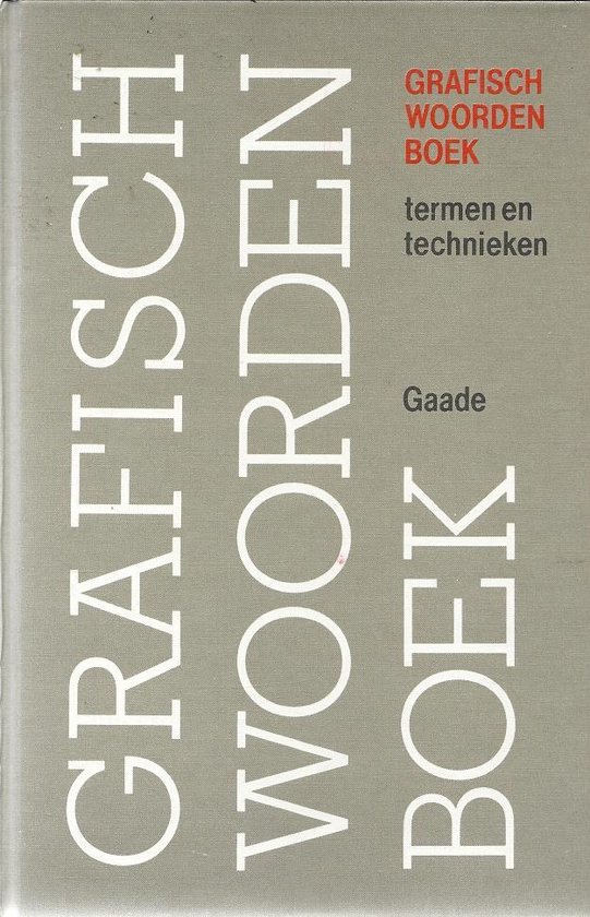Grafisch woordenboek - cover