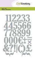 CraftEmotions Mal - cijfers Card 10.5x14.8 centimeter