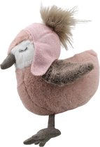 Wilberry | Snuggles | Vogel Rose + Felicitatiekaart | Lief, stoer en aparte knuffels | Kwaliteitsproduct