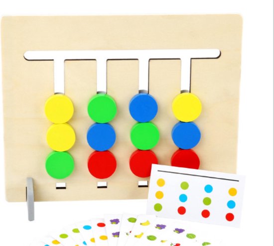 denkspel voor - montessori speelgoed - houten spelletjes voor... | bol.com