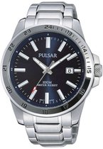 Pulsar PS9331X1 Heren Horloge - Zilverkleurig - Ø 41 mm