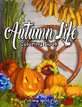 Autumn Life Coloring Book - Coloring Book Cafe - Kleurboek voor volwassenen