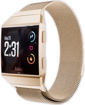 Eyzo Fitbit Ionic band- Roestvrijstaal - Champagnekleur - Large