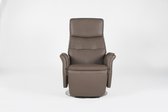 RELAXFAUTEUIL ELECTRISCH LEER/LEDER BEIGE