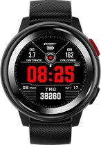 DrPhone PureSport3 - Smartwatch  - Stappenteller - Hartslagmonitor - Sporthorloge - Steel Black / Sonic Red