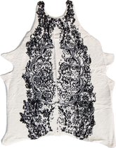 Namaak huid koe zwart/wit print XL