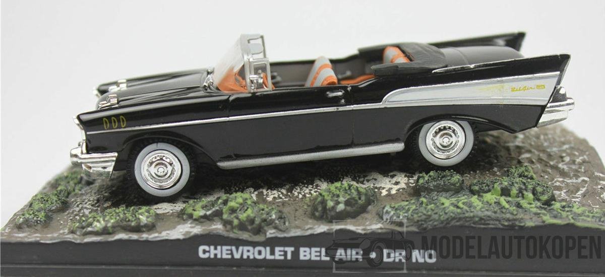 Chevrolet Bel Air - Dr No (James Bond) 1/43 Atlas - Modelauto - Schaalmodel - Model auto - Schaal model - Miniatuurauto - Miniatuur autos - James Bond