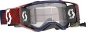 Scott Prospect WFS Enduro Motocross Bril Met Roll Off Blauw Rood