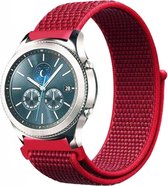 Shop4 - Samsung Galaxy Watch3 45mm Bandje - Nylon Rood