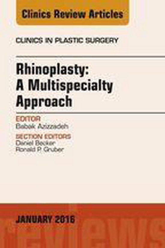 The Clinics: Surgery Volume 43-1 - Rhinoplasty: A Multispeci ... - cover