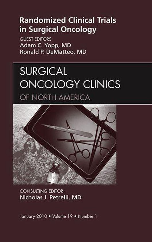 Randomized Clinical Trials in Surgical Oncology, an Issue of ... - cover