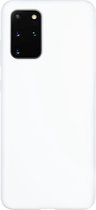 BMAX Siliconen hard case hoesje voor Samsung Galaxy S20 Plus / Hard Cover / Beschermhoesje / Telefoonhoesje / Hard case / Telefoonbescherming - Wit