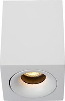 Atmooz - Plafondlamp Cube 1 - wit - Slaapkamer / Woonkamer - Industrieel - Voor binnen - Wit - Hoogte = 14cm - Metaal