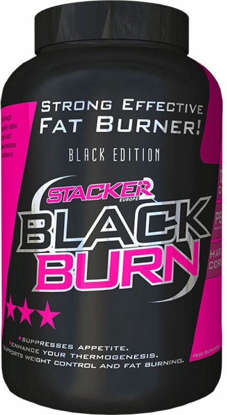 Stacker 2 - Black Burn - Fat Burner - Vetverbrander - 120 Capsules