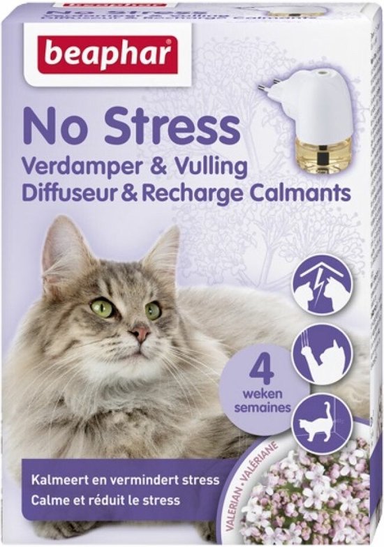 Beaphar No Stress Verdamper Kat - Antistressmiddel Met Vulling - 30 ml |  bol.com