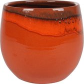 Pot Charlotte orange bloempot binnen 33 cm