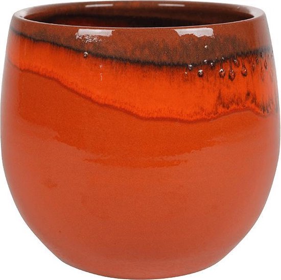 Veroveren chaos Bloemlezing Pot Charlotte orange bloempot binnen 33 cm | bol.com