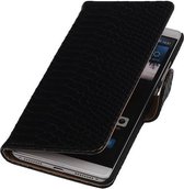 Wicked Narwal | Snake bookstyle / book case/ wallet case Hoes voor Huawei Mate S Zwart