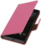 Wicked Narwal | bookstyle / book case/ wallet case Hoes voor sony Xperia Z5 Compact Roze