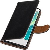 Wicked Narwal | Premium TPU PU Leder bookstyle / book case/ wallet case voor Sony Xperia  XA Zwart
