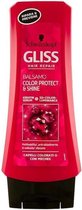 Keratine Behandeling - Gliss Hair Repair Conditioner - Color Protect & Shine - 3D color luminance - keratin serum - Voor Stralende Haar En Kleur Bescherming