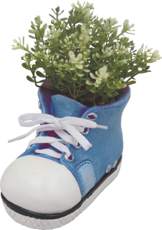 Plantenbak kunststof plantenbak schoen plantenbak blauw 10
