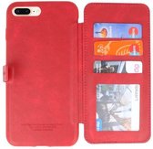 Wicked Narwal | Back Cover Book Design Hoesje voor iPhone 8 Plus Rood