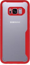 Wicked Narwal | Focus Transparant Hard Cases voor Samsung Samsung Galaxy S8 Rood