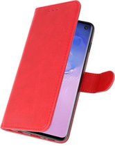 Wicked Narwal | bookstyle / book case/ wallet case Wallet Cases Hoesje voor Samsung S10 Rood