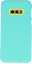 Wicked Narwal | Color TPU Hoesje voor Samsung Samsung Galaxy S10e Turquoise