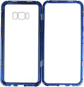 Wicked Narwal | Magnetic Back Cover voor Samsung Galaxy S8 Plus Blauw - Transparant