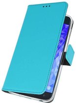 Wicked Narwal | Wallet Cases Hoesje voor Samsung Galaxy J7 2018 Blauw