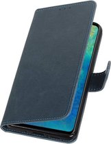Wicked Narwal | Premium bookstyle / book case/ wallet case voor Huawei Mate 20 Blauw