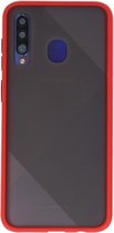 Wicked Narwal | Kleurcombinatie Hard Case voor Samsung Galaxy A50 Rood