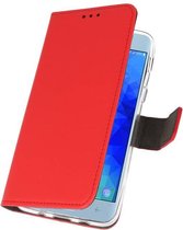 Wicked Narwal | Wallet Cases Hoesje voor Samsung Galaxy J3 2018 Rood