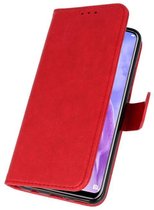 Wicked Narwal | bookstyle / book case/ wallet case Wallet Cases Hoes voor Huawei Nova 3 Rood