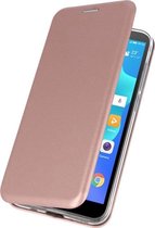 Wicked Narwal | Slim Folio Case voor Huawei Y5 Lite / Y5 Prime 2018 Roze