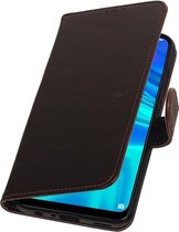 Wicked Narwal | Premium bookstyle / book case/ wallet case voor Huawei Honor 10 Lite Mocca