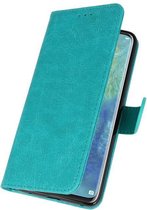 Wicked Narwal | bookstyle / book case/ wallet case Wallet Cases Hoesje voor Huawei  Mate 20 Pro Groen