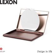 Lexon Design Fine visitekaarthouder Met Spiegel - Soft Gold - LD128D