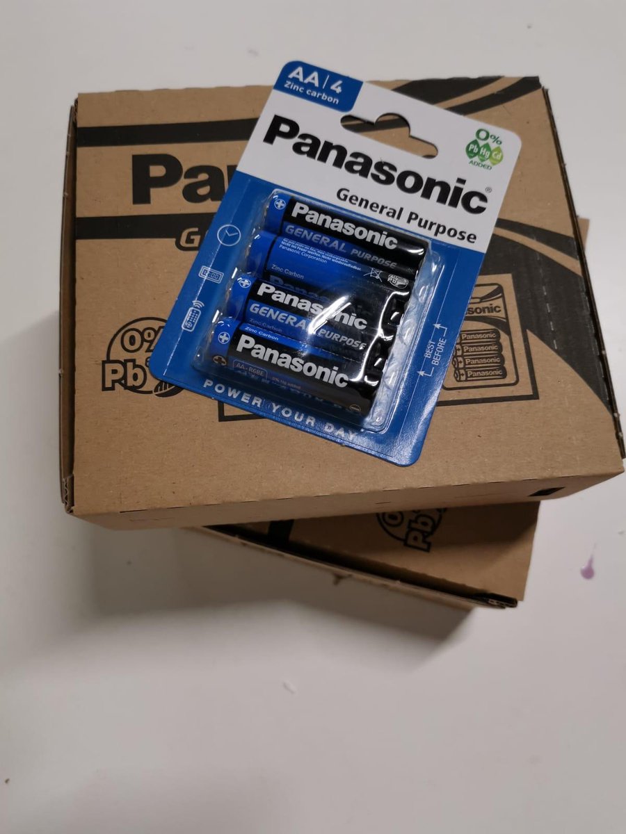 Panasonic AA batterijen minimale afname 4 pakjes